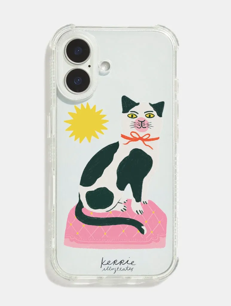 Colorful Pattern Fashion Statement Kerrie Illustrates x Skinnydip Cat Shock iPhone Case