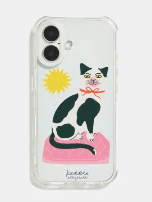 Colorful Pattern Fashion Statement Kerrie Illustrates x Skinnydip Cat Shock iPhone Case