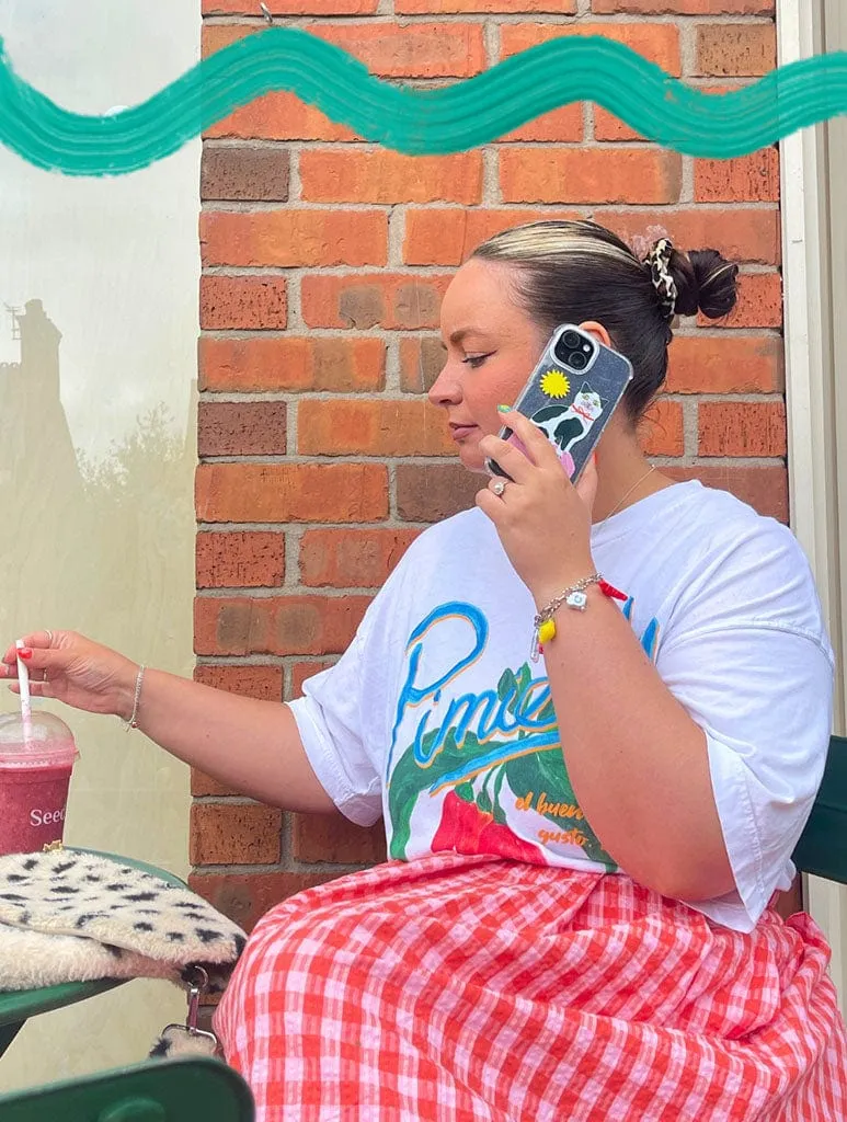 Kerrie Illustrates x Skinnydip Cat Shock iPhone Case high quality build