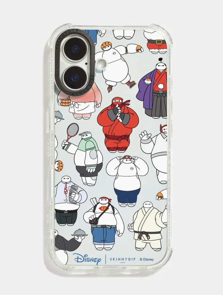 Polished Texture Finish Stylish Shape Disney Big Hero 6 Baymax Costume Shock iPhone Case