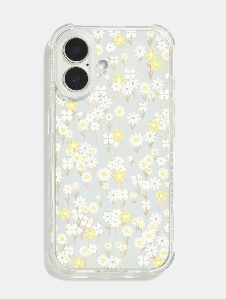 Ditsy Meadow Shock iPhone Case Slim Design Protective Lining