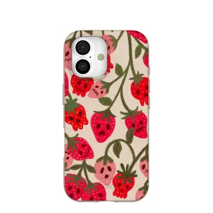 Fashion Touch Seashell Strawboories iPhone 17 Case