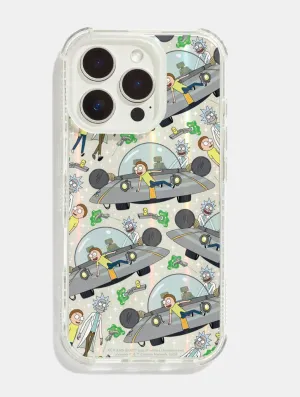 Rick And Morty x Skinnydip Repeat Shock iPhone Case Hybrid Pattern Texture Versatile Accessory