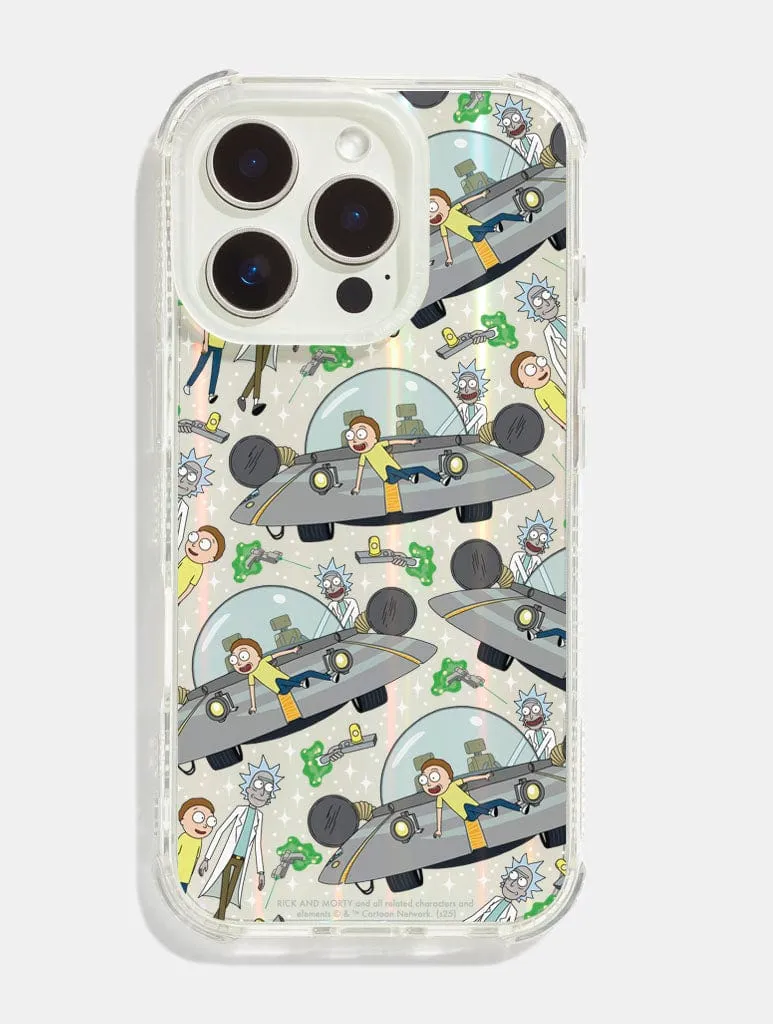 Eco Friendly Premium Form Rick And Morty x Skinnydip Repeat Shock iPhone Case