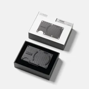 Slim Card Organizer Premium Snap Ridge Plates For MagSafe - Carbon Fiber 3k