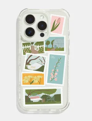 Imogen Joyce x Skinnydip Spring Stamps Shock iPhone Case Stylish Touch Comfort Texture Layer