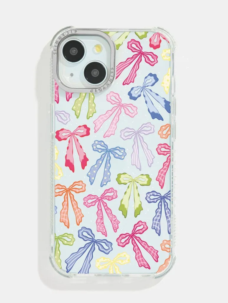 Stylish Layer Rainbow Bows Shock iPhone Case