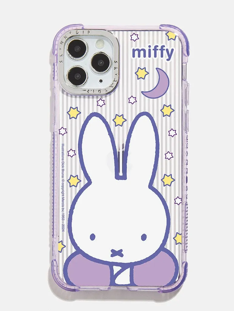 Miffy x Skinnydip Lilac Starry Shock iPhone Case Fashion Accessory Non Slip Surface