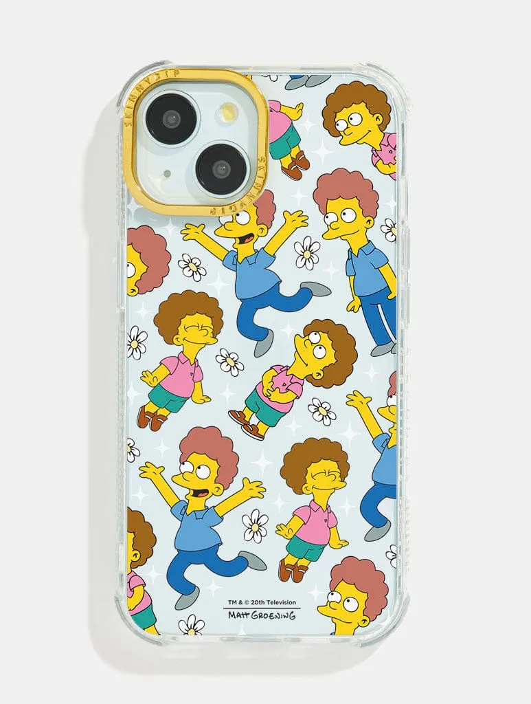 The Simpsons Rod & Todd Shock iPhone Case Unique Pattern