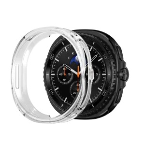 Bandz Samsung Galaxy Watch 8 Classic TPU Cover (Transparent) Slim Fit Cover Slim Shielding