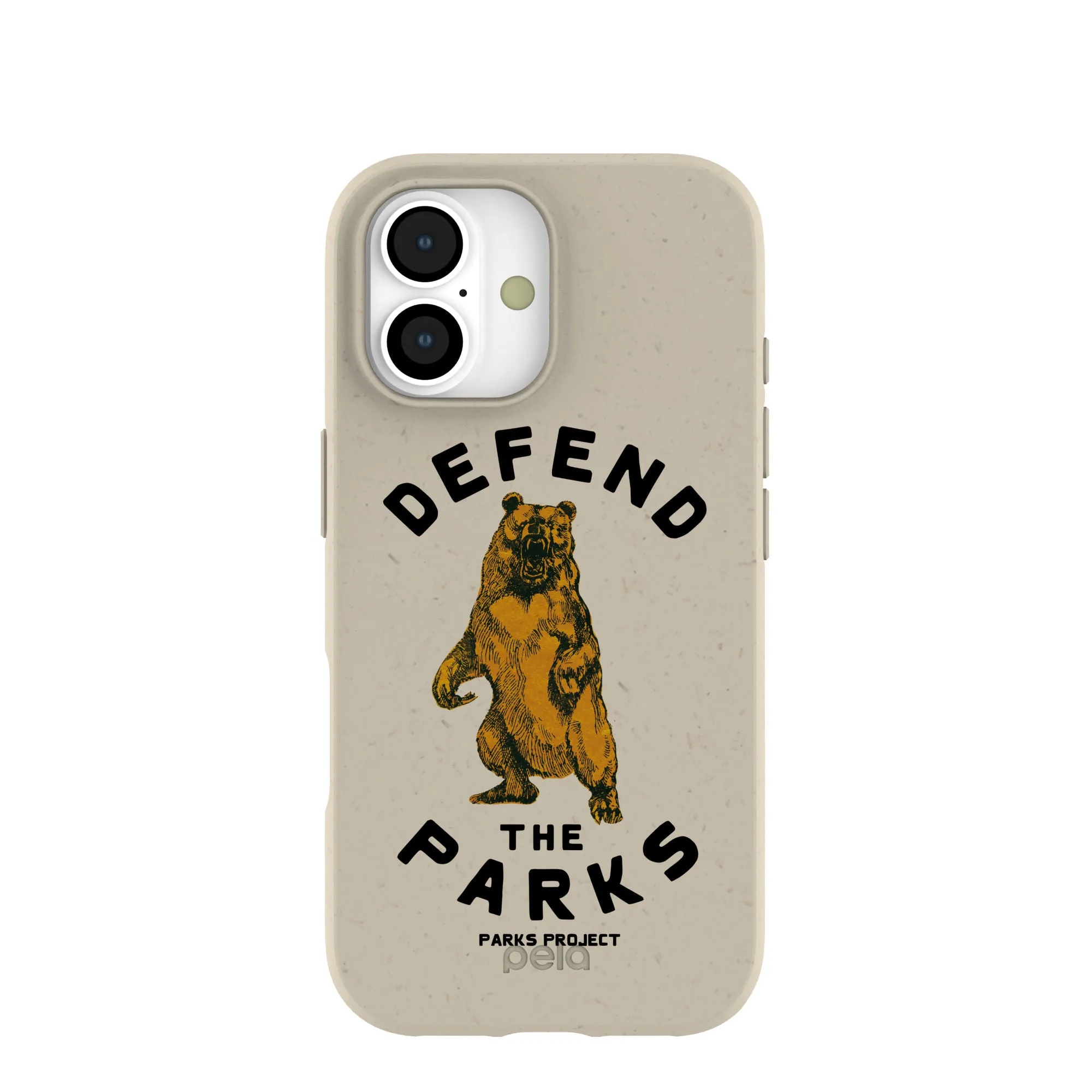 Vivid Surface Soft edges London Fog Defend the Parks iPhone 17 Case