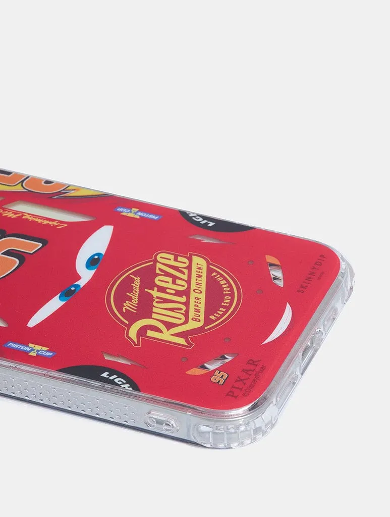 Disney Lightning McQueen iPhone Shock Case Bold Look Soft Pattern Layer