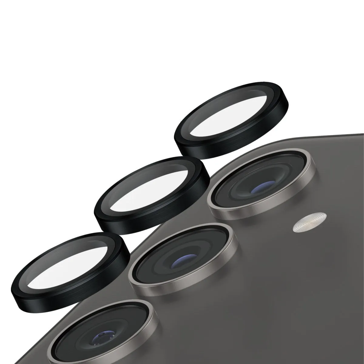 Screen Armor Shield Elite SAFE. by PanzerGlass? Camera Lens Protector Black Samsung Galaxy S24 FE