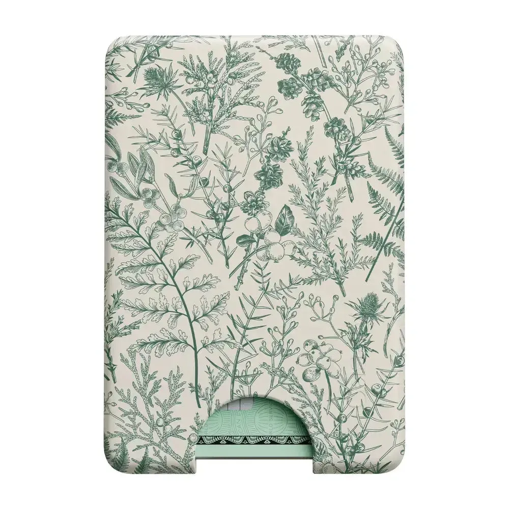 Handy Slim Organizer Sage Garden | Green Floral MagWallet
