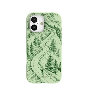 Soft Layer Texture Rugged Surface Sage Green Into the Mountains iPhone 17 Case