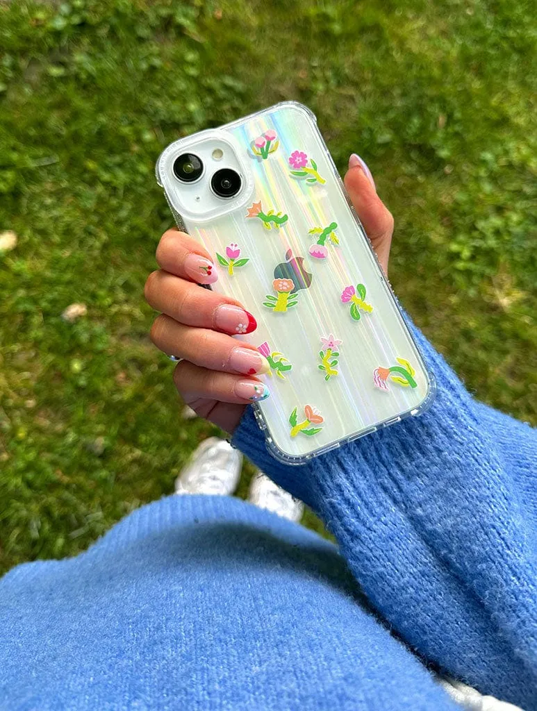 Tough Exterior Smooth Touch Sam Buttrick x Skinnydip Funky Flowers Shock iPhone Case
