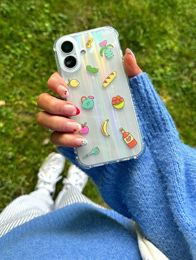 Urban Style Durable Edge Finish Sam Buttrick x Skinnydip Summer Picnic Shock iPhone Case