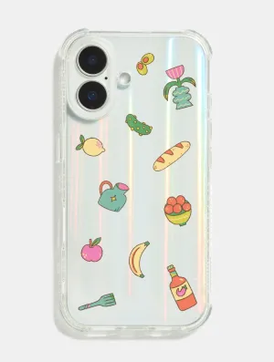 Artistic Print Sam Buttrick x Skinnydip Summer Picnic Shock iPhone Case