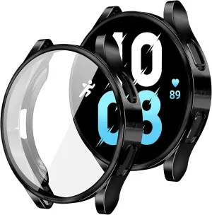 Matte Shielding Samsung Galaxy Watch 5 44mm TPU Case (Black)