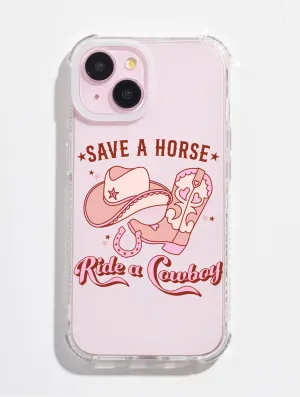 Save A Horse Shock iPhone Case Durable Finish Protective Structure