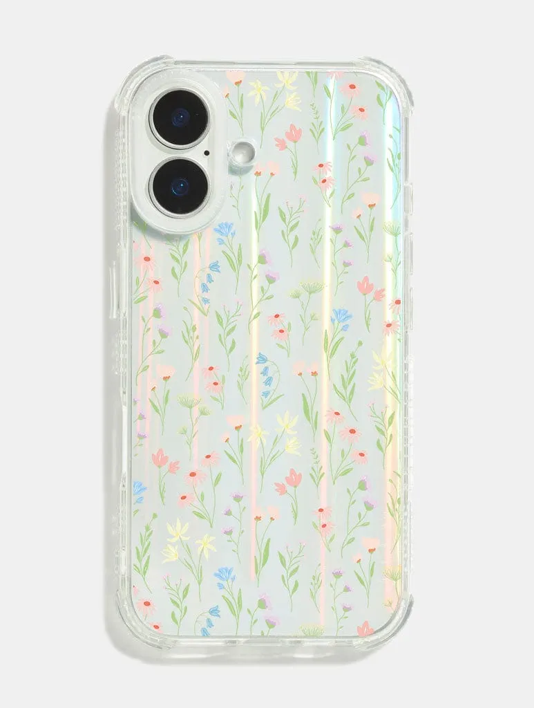 Classic Touch Wildflower Posie Shock iPhone Case