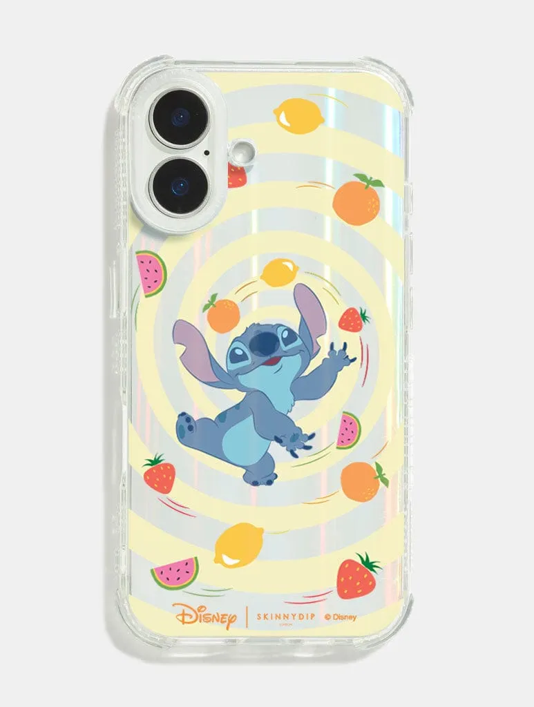 Disney Stitch Fruit Salad Shock iPhone Case Comfort Finish Layer