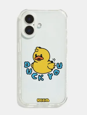 Flexible Design Keem x Skinnydip Duck You Shock iPhone Case