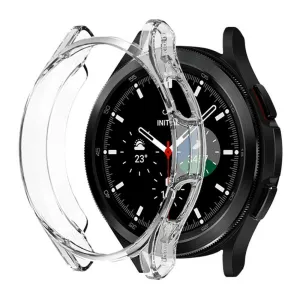 Anti-Fall Case Glossy Cover Samsung Galaxy Watch 4 Classic 46mm TPU Case (Transparent)