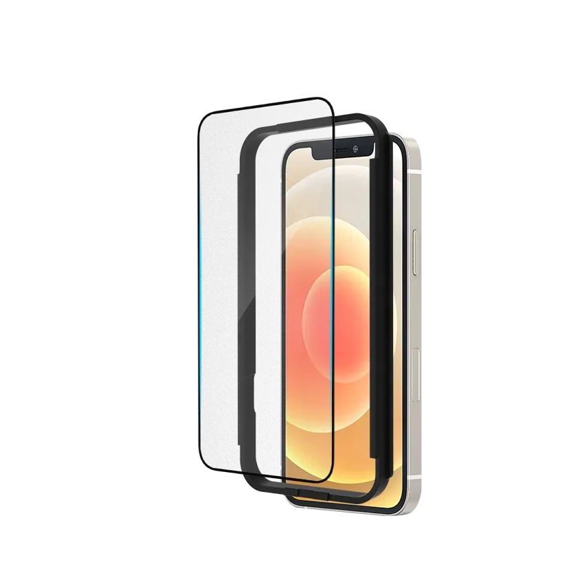 Fingerprint Block Tempered Glass iPhone 12 Tempered Glass Screen Protector