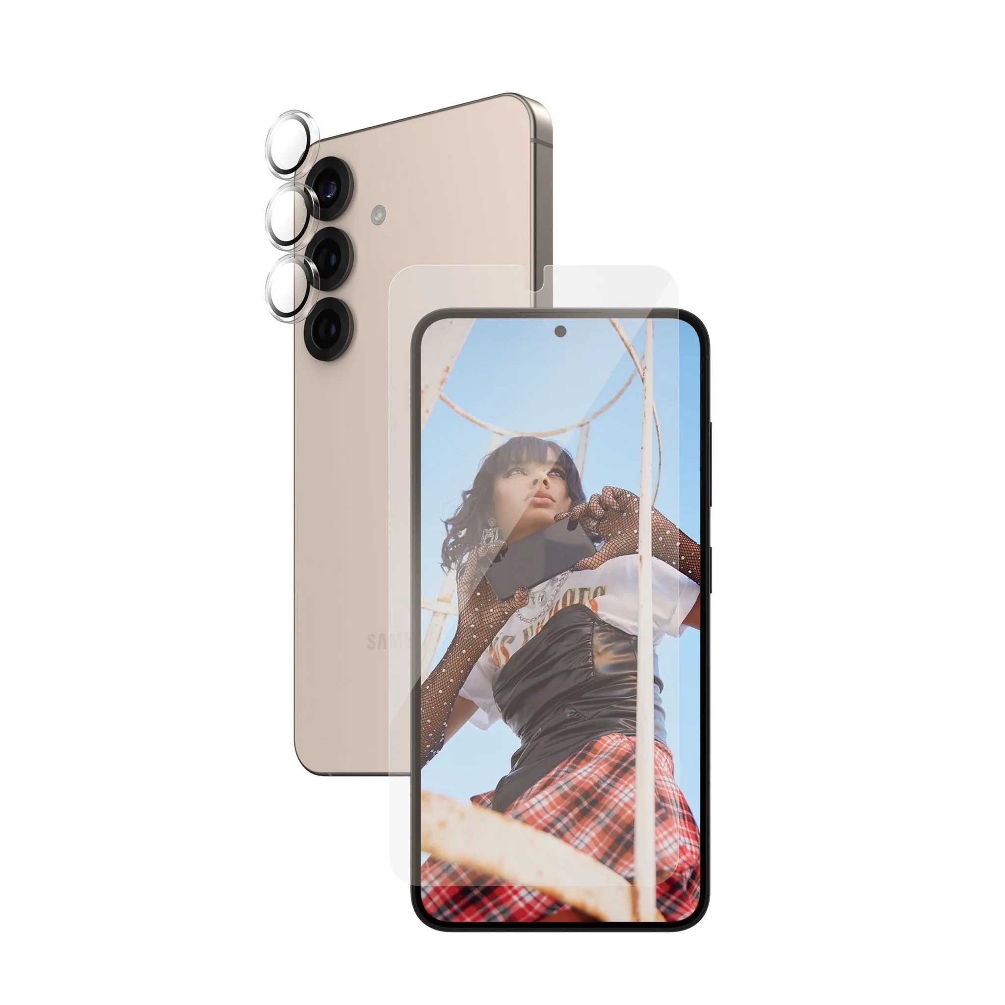 screen repair replacement SAFE. by PanzerGlass? 2-in-1 Bundle Samsung Galaxy S25