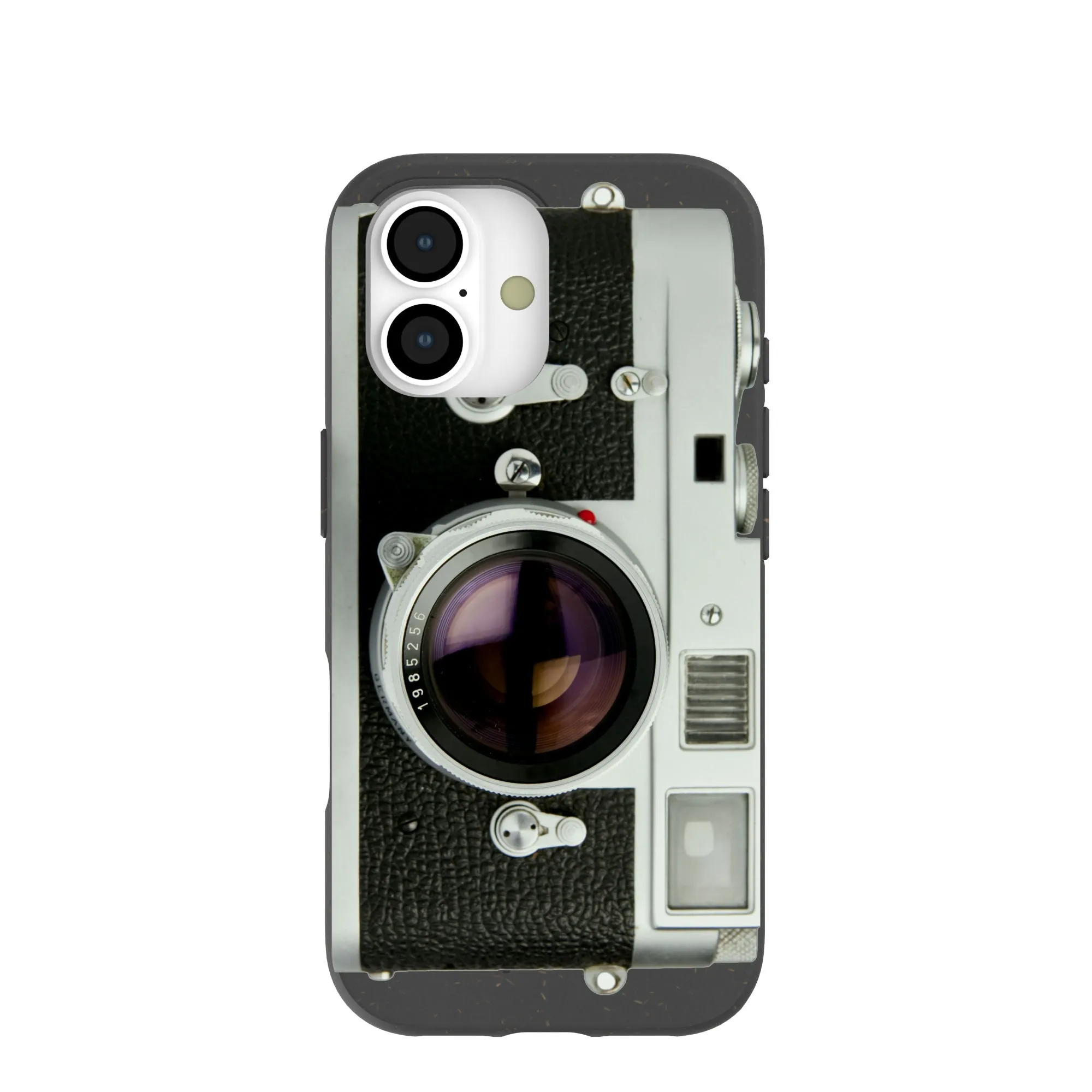 Black Vintage Camera iPhone 17 Case Anti Shock Rugged Design Style