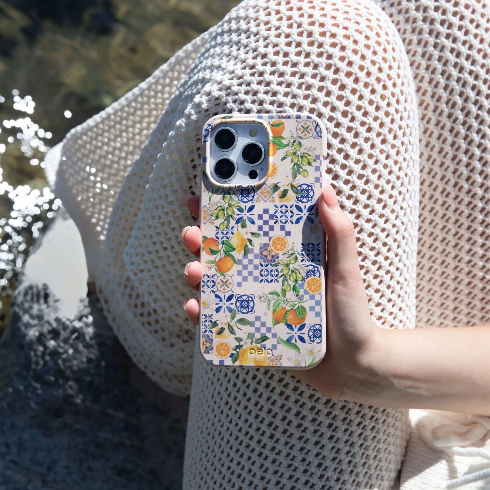 Seashell Amalfi Fruits iPhone 17 Case Office Accessory Comfort Texture Layer