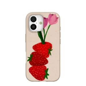 Seashell Berry Bloom iPhone 17 Case Minimal Surface