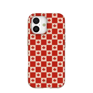 Elegant Look Seashell Canadian Flag iPhone 17 Case