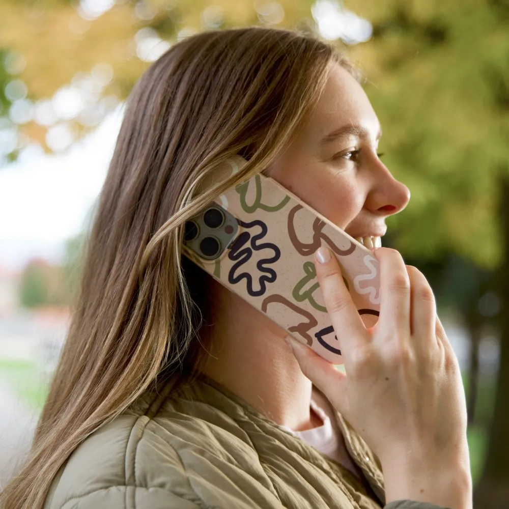 Gloss Finish Seashell Forest Gems iPhone 17 Case