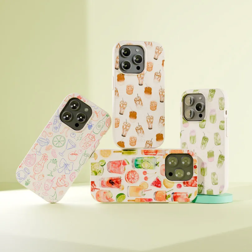 Smooth Pattern Finish Seashell Latte Love iPhone 17 Case