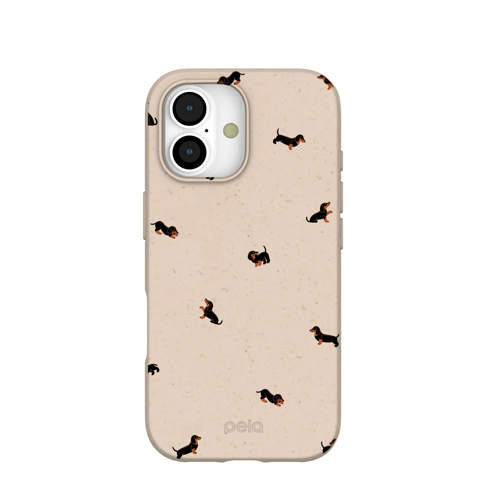 Seashell Lil Dachshunds iPhone 17 Case Port Protection