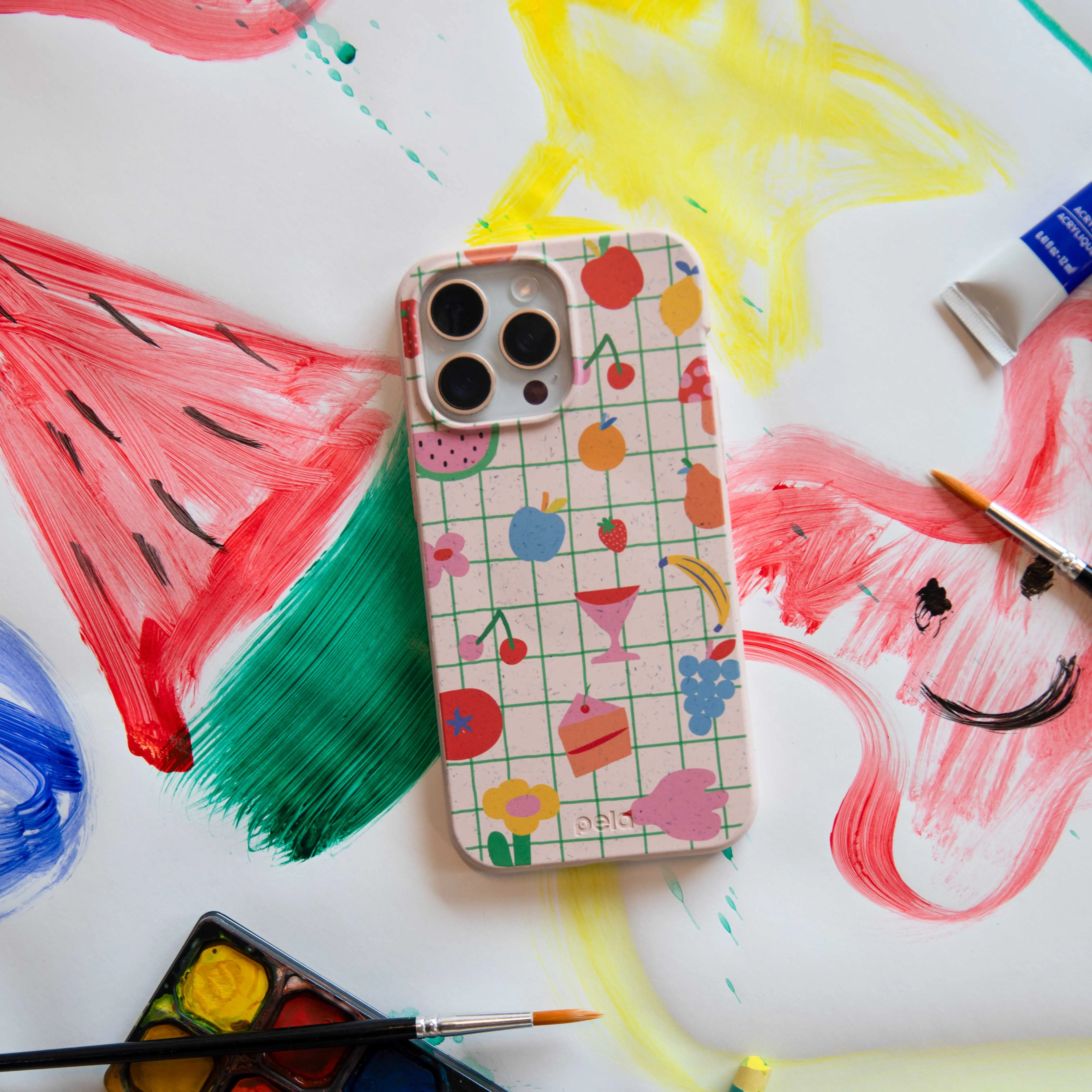 Seashell Picnic Day iPhone 17 Case Tactile Feel