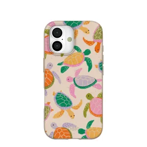 Sleek Grip Seashell Sea Turtle Party iPhone 17 Case