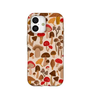 Seashell Shroomy Days iPhone 17 Case Minimal Detail Soft Feel