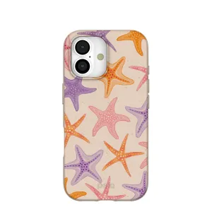 Seashell Starfish Parade iPhone 17 Case Daily Grip Soft Touching