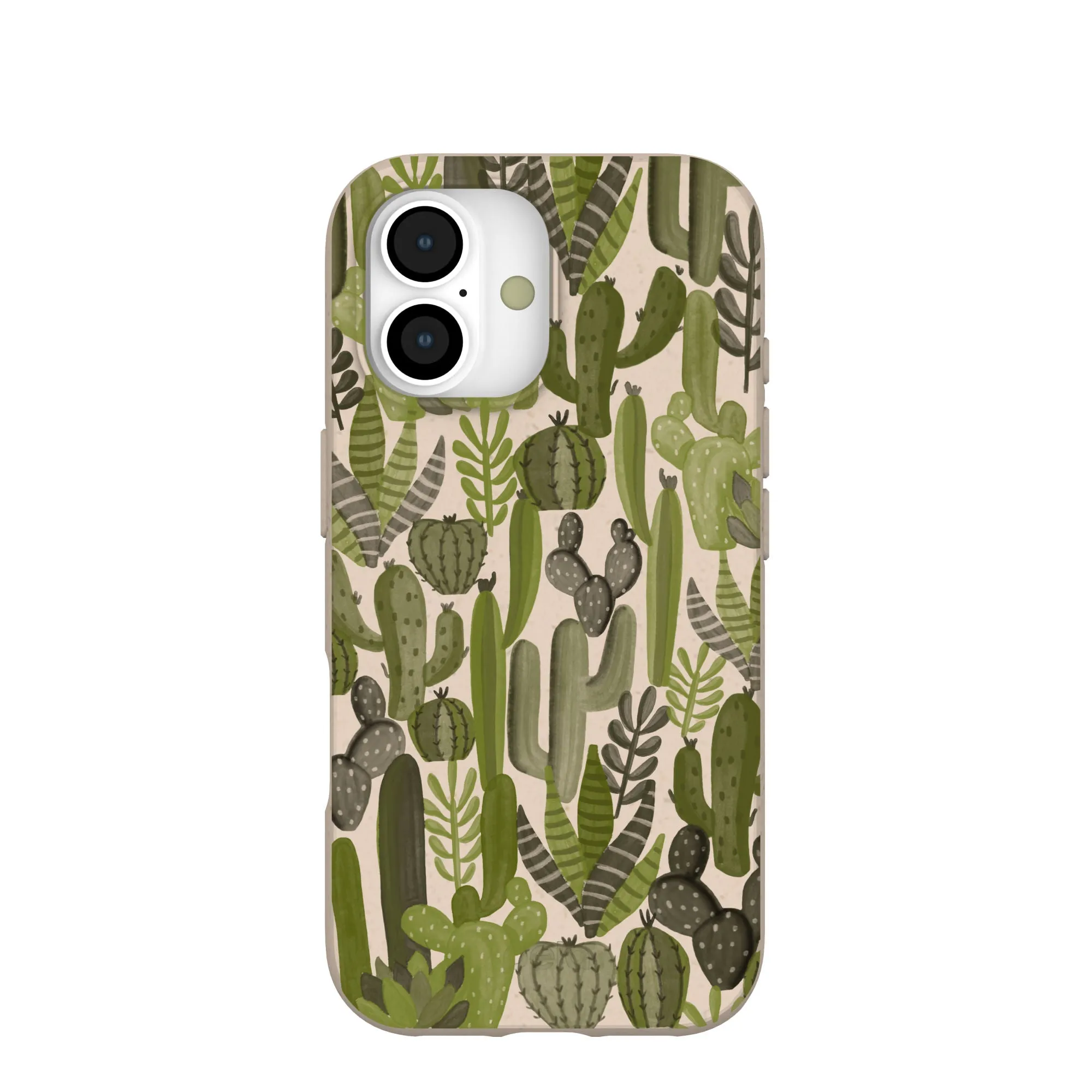 Seashell Succulent Cacti iPhone 17 Case Elegant Style