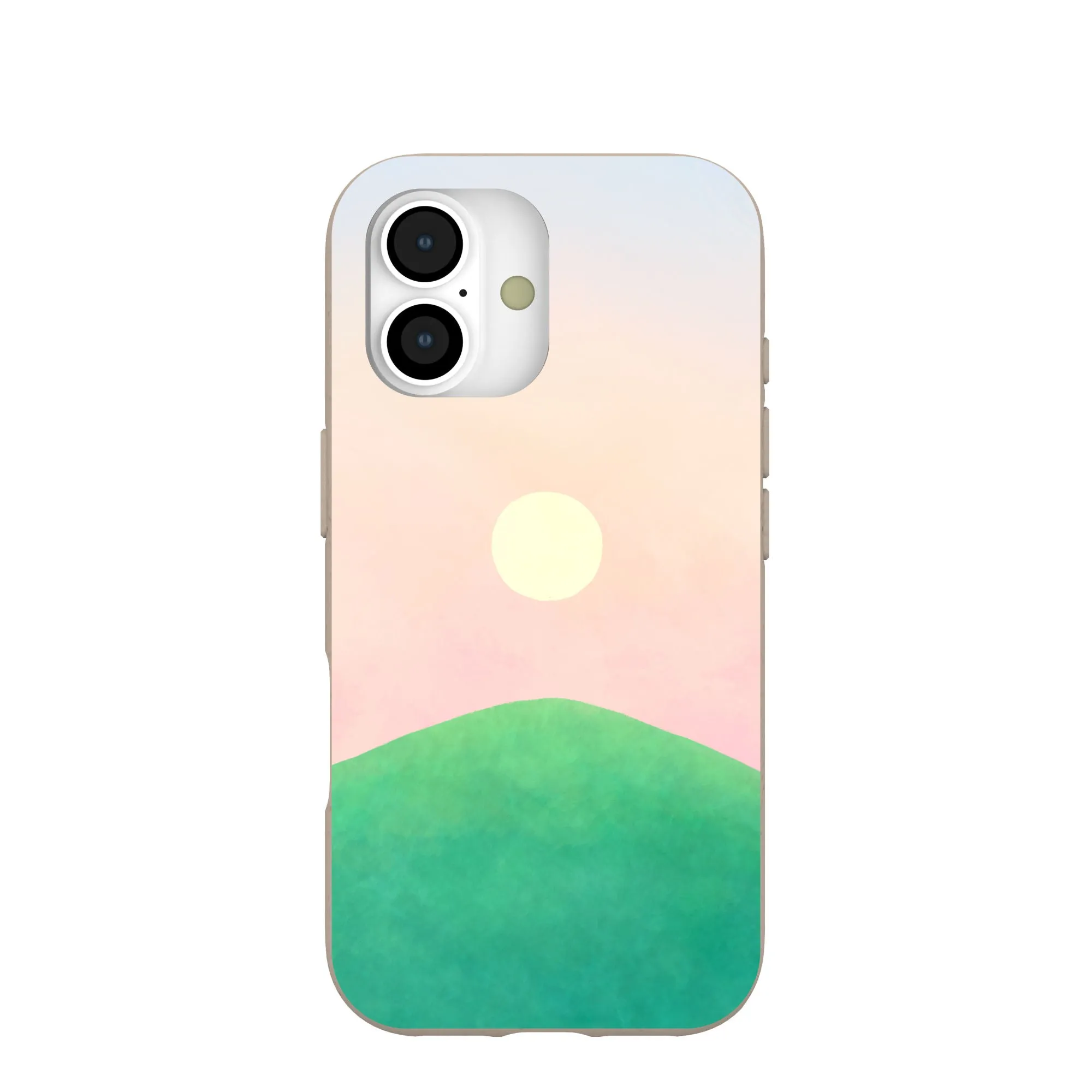 Durable Edge Texture Seashell Sunset iPhone 17 Case