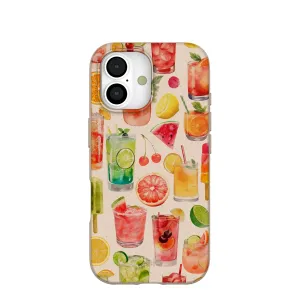 Durable Protection Layer Stylish Touch Seashell Sunset Sips iPhone 17 Case