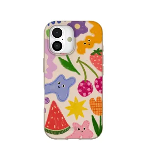 Seashell Whimsy Shapes iPhone 17 Case Vivid Finish Edge Shield