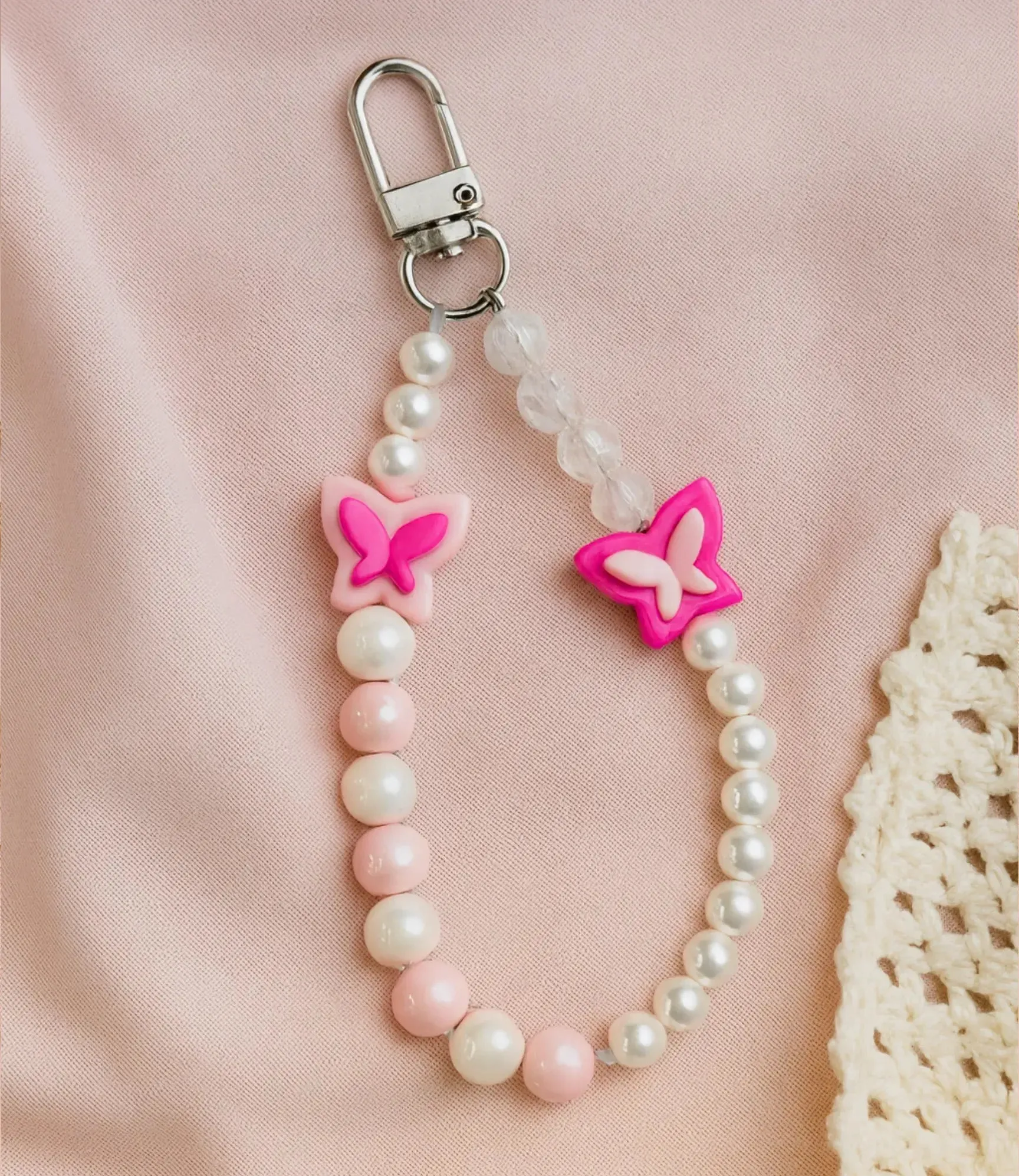 Customizable Gear Dreamy Butterfly Phone Charm