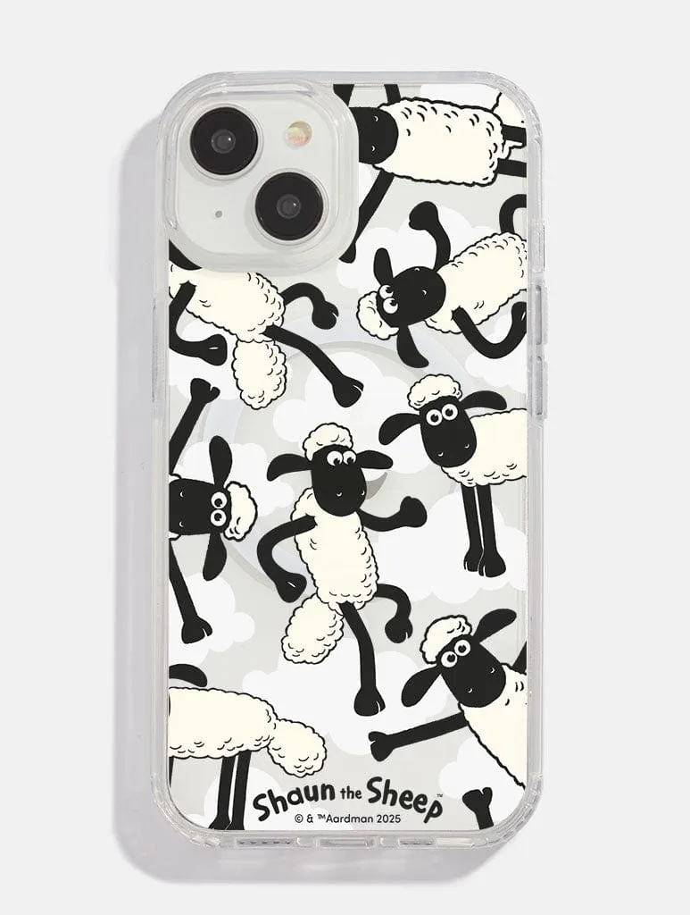 Shaun the Sheep x Skinnydip Shaun MagSafe iPhone Case Vivid Surface Desk Companion