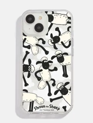 Shaun the Sheep x Skinnydip Shaun MagSafe iPhone Case Textured Detail Premium Pattern Design