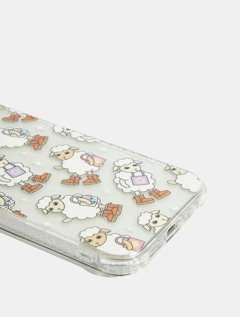 Transparent Edge Sheepaholic Shock iPhone Case