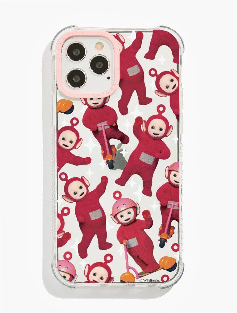 Trendy Layer Tactile Buttons Teletubbies x Skinnydip Po Shock iPhone Case